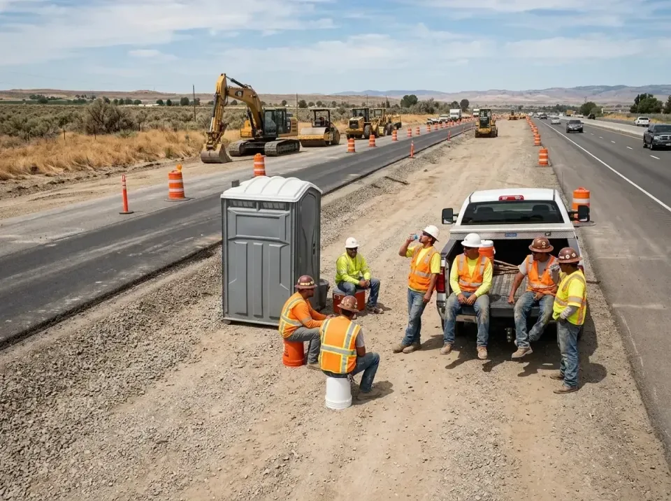 highway-road-construction-crew-007 — frequently asked questions, Porta Potty and Restroom Rentals in Ladera Ranch, CA